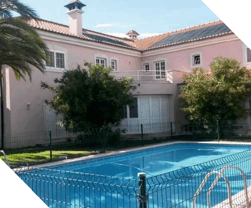 Aquecimento de piscina exterior com coletor solar